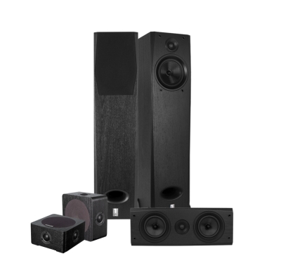 System One H16B med Around-5 og senter, 5.0 høyttalerpakke