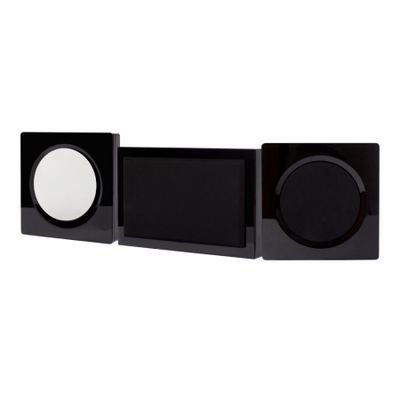 DLS Flatbox D-One & Flatsub 8.2 2.1 høyttalerpakke, pianosvart