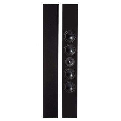 2-pakke DLS Flatbox Slim XL on-wall, matt svart