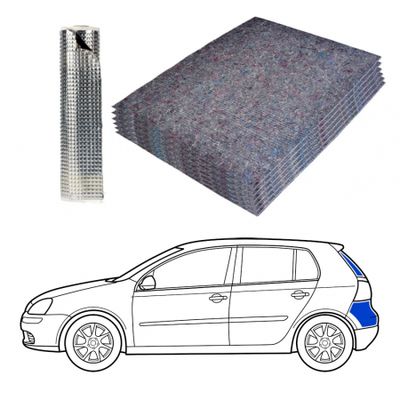 Ljudisolering till Halvkombi, bagage inkl. lucka