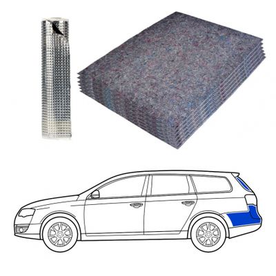 Ljudisolering till Kombi, bagage inkl. lucka