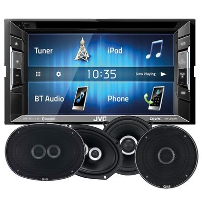 JVC KW-V240BTE & GAS Silver-høyttaler