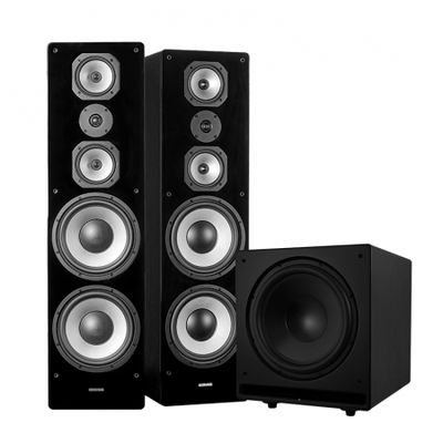 Dynavoice Challenger M-105 & CSB-V15 svart høyttalerpakker 2.1, svart