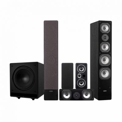 Dynavoice Challenger M-65 EX v4 högtalarpaket 5.1 med CSB-V12, svart