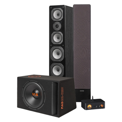 Dynavoice M-65 EX v4 med basskasse og forsterker, 2.1 festpakke