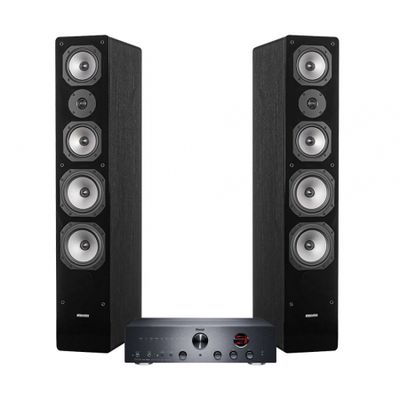 Magnat MA700 & Dynavoice Challenger M-65 stereopakke, svart