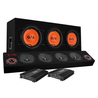 GAS MAD B1-310 basspakke & Play SPL64 raggarbrett med forsterker