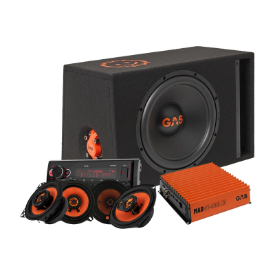 AS MAD B2-112V med forsterker, MAX M140-BTX & MAD X1-høyttalere, helhetspakke