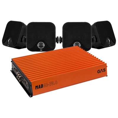 4-pakning GAS MAD BK1-44 med MAD A1-70.4, hatthyllepakke