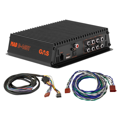 GAS MAD D-48BT, 8-kanals lydprosessor/DSP til biler med ISO/universal