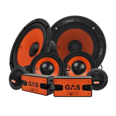 GAS MAD K2-64 & MAD M2-34, 3-veis 6.5 tommers kitsystem