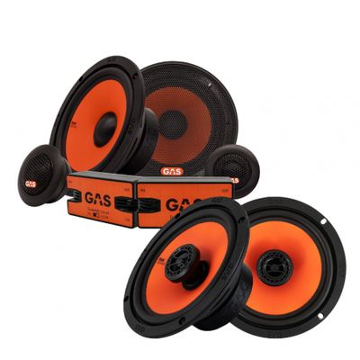 GAS MAD K2/X2, råe front- og bakhøyttalere