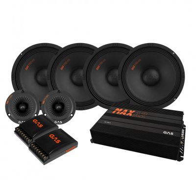 4-pakke GAS MAD PM2-84 SPL-pakke med forsterker, medium