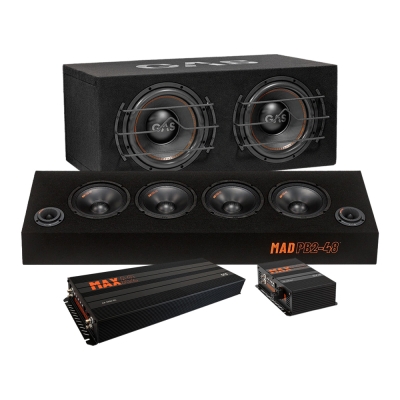 GAS MAX B1-212 raggarpakke med MAD PB2-48 og forsterker