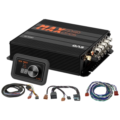 GAS MAX D2-610BT, 10-kanals lydprosessor/DSP til VW 2012- med MIB (52-pinners)