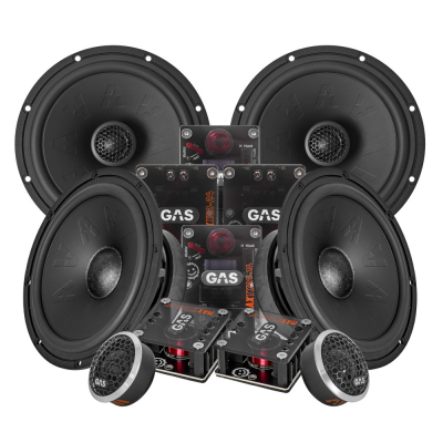 GAS MAX K2/X2-64, frem- og bakhøyttalere