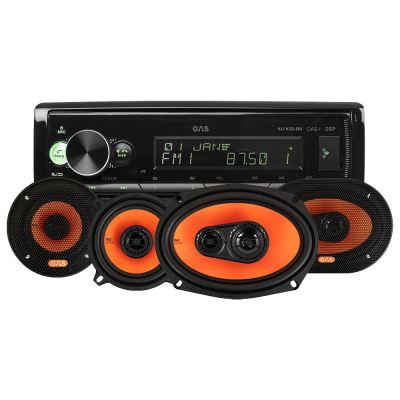 GAS MAX M150-BDX & GAS MAD X2-høyttalere, bilstereopakke
