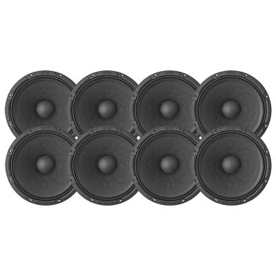 8-pakning GAS MAX PM2-64, 6,7 tommers midbass/mellomtone
