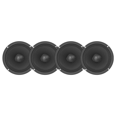4-pakning GAS MAX PMW1-64N, 6,5 tommers neo-midbass