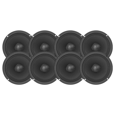 8-pakning GAS MAX PMW1-64N, 6,5 tommers neo-midbass