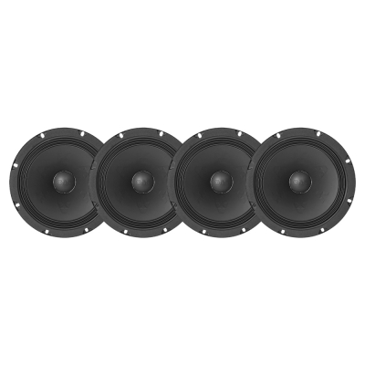 4-pakning GAS MAX PMW1-84N, 8 tommers neo-midbaser