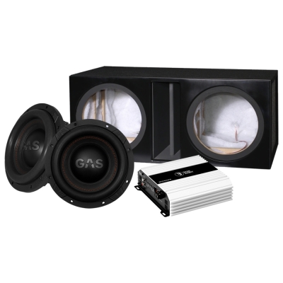 GAS MAX S1-12D1 2x12 basskasse med SP31001FR, 2x12 basspakke
