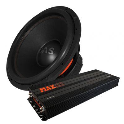 GAS MAX S1-18D1 & MAX A2-2500.1DL, basspakke