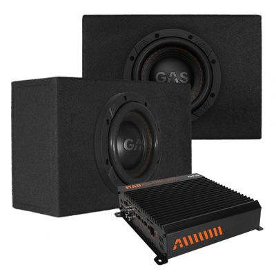 Slimt basspakke med doble GAS MAX 6.5” basskasseer