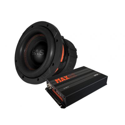 GAS MAX S1-8D1 & MAX A2-800.1D, basspakke
