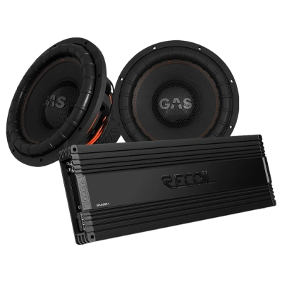 2-pakning GAS MAX S2-15D1 med Recoil SPL6500.1, 2x15