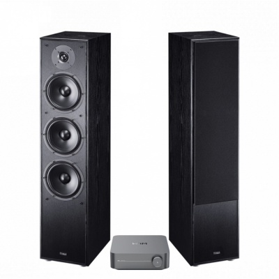 Wiim Amp & svarte Magnat MS70, 2.0 stereopakke