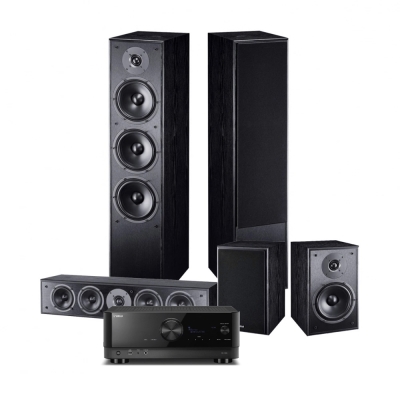 Magnat Monitor S70 5.0 hjemmekinopakke med Yamaha RX-V6A