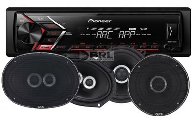 Pioneer MVH-S100Ui & GAS SILVER-høyttaler
