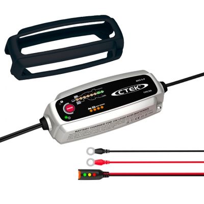 CTEK Batterilader MXS 5.0 12v med Bumper 60 & Comfort Indicator Eyelet
