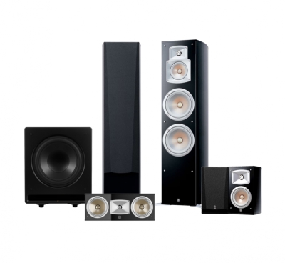 Yamaha NS-777 surroundsystem med subwoofer, 5.1 hjemmekinopakke