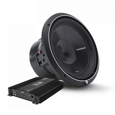 Rockford Fosgate Punch P3D2-12 & Bass Habit Play Power 600.1, baspakke