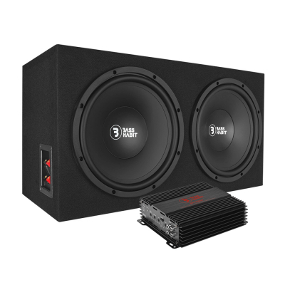 Bass Habit Play PL212 & Rebel RA1200W, prisverdig basspakke