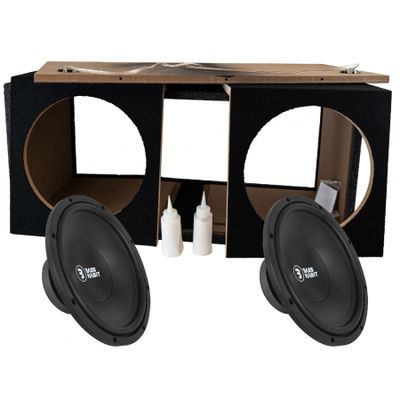 2-pakke Bass Habit PL300 2x12 tommers basskasse, i byggesett