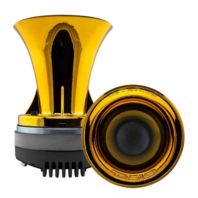 2-pakning DS18 PRO-DPL1PH, stilige 2-tommers drivere med gullfarget horn