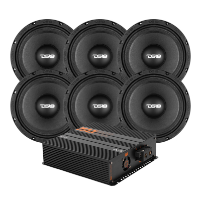 6-pakke DS18 PRO-FU10.4 med MAX PA1-1500.2DZ1, SPL-pakke