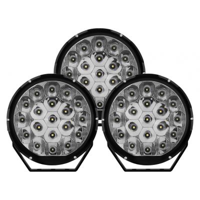 3-pakning NIZLED R106DL, 7 tommer / 18 cm ekstralys, 106W