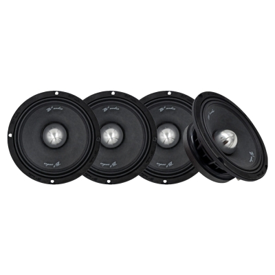 4-pakning B2 Audio RAGE8PV3, 8 tommers midbass
