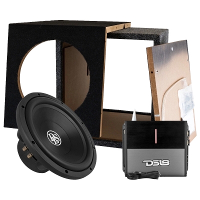 DLS Reference RCW12.D2 basskasse i byggesett med forsterker