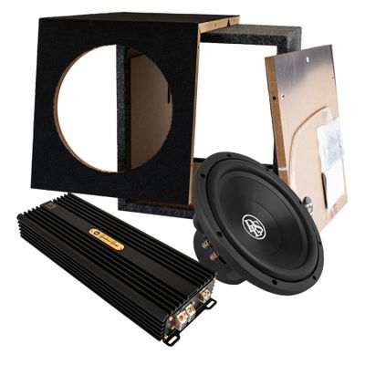 DLS Reference RCW12.D2 i kasse med Signature S1, basspakke i byggesett