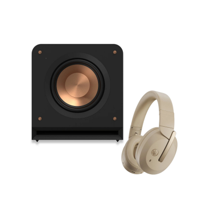 Klipsch RP-1000SW med Yamaha YH-E700B på kjøpet