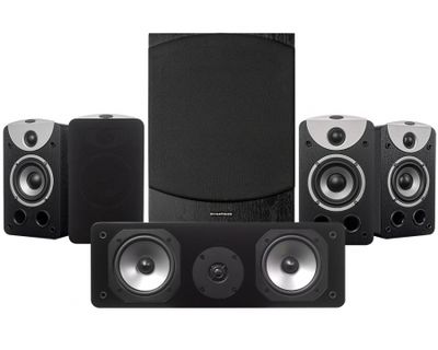 Dynavoice Magic S-4 EX Høyttalerpakke 5.1 med Magic MW10, svart