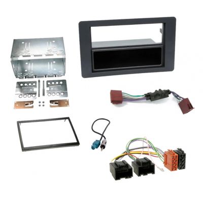 Installationskit 1/2-DIN till Saab 9-5 2006-2010 (utan rattstyrning)