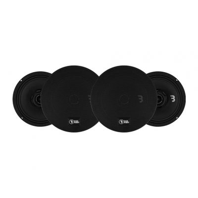4-pakke Bass Habit SPL Elite SE165CX, 6,5 tommers koaksialhøyttalere