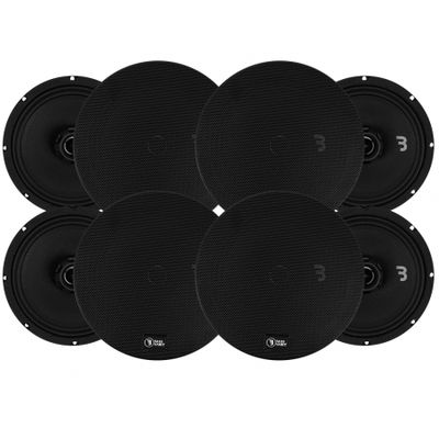 8-pakke Bass Habit SPL Elite SE165CX, 6.5 tommers koaksialhøyttaler