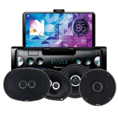 Pioneer SPH-10BT & GAS Silver-högtalare